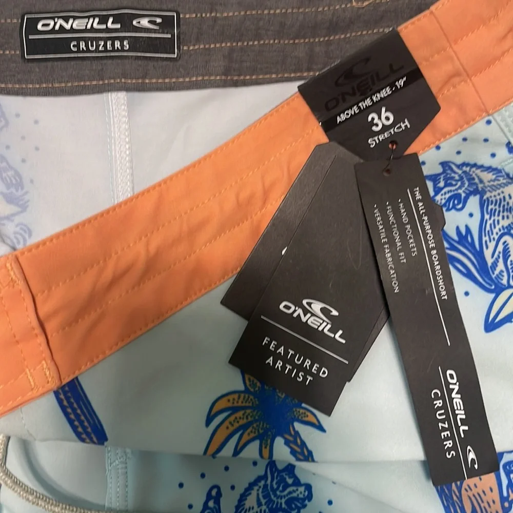 O’Neill 19” Schubert Cruzer Board Short- NWT - Picture 2 of 3